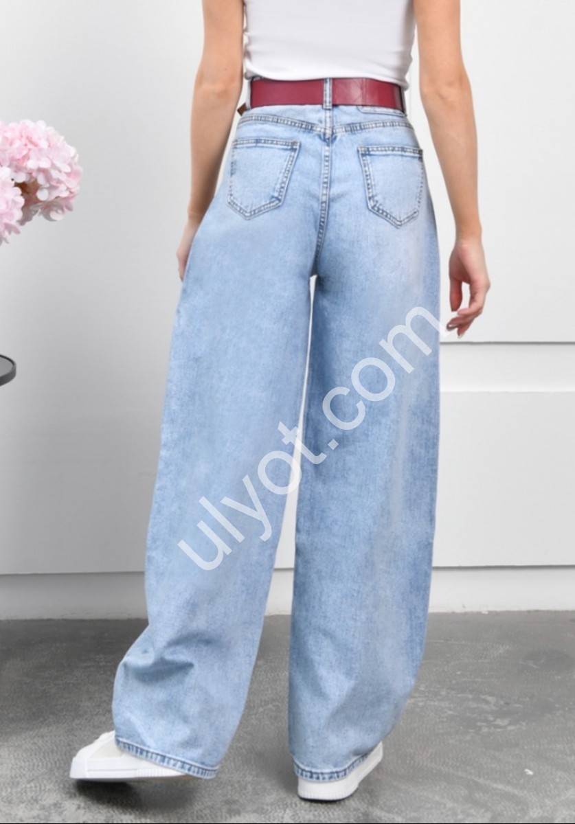 ДЖИНСЫ RTROOSS (26-28) ГОЛУБОЙ 6121