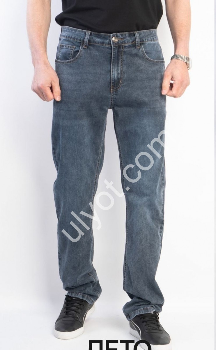 ДЖИНСИ FEERARS (32-42) СЕРО-СИНІЙ 8127