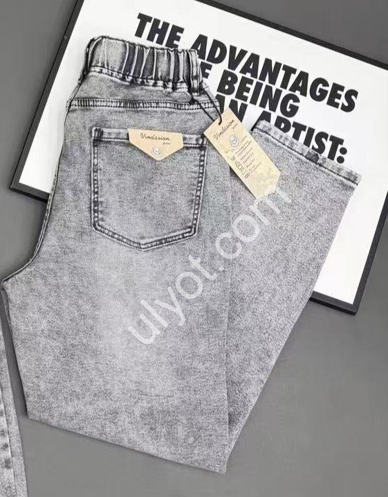 ДЖИНСИ V&D (31-38) СІРИЙ 7041