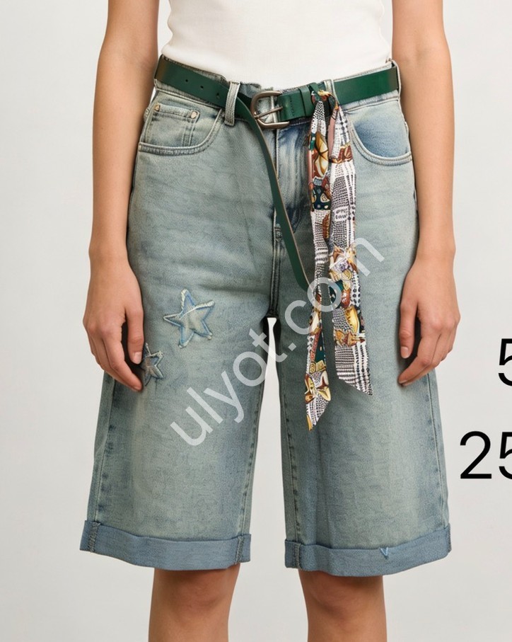 ШОРТЫ (25-30) СЕРО-СИНИЙ 593