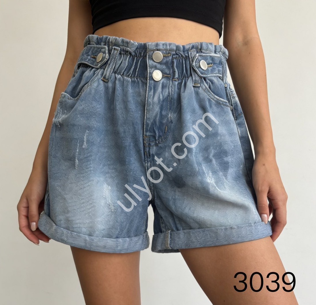 ШОРТЫ (25-30) СИНИЙ 3039