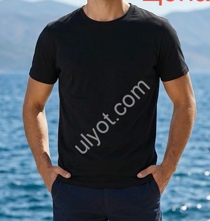 ФУТБОЛКА (48-56) ЧОРНИЙ W01