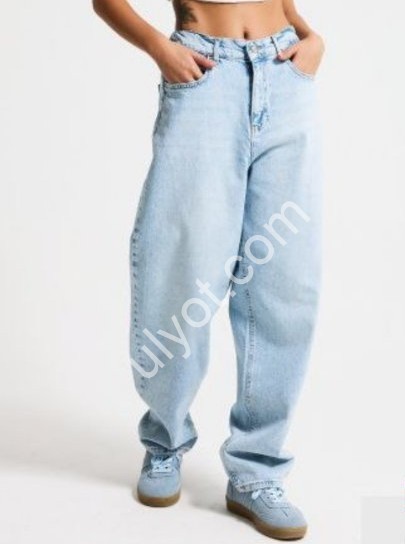 ДЖИНСИ IT'S BASIC (38-48) БЛАКИТНИЙ 4837/4s6/3