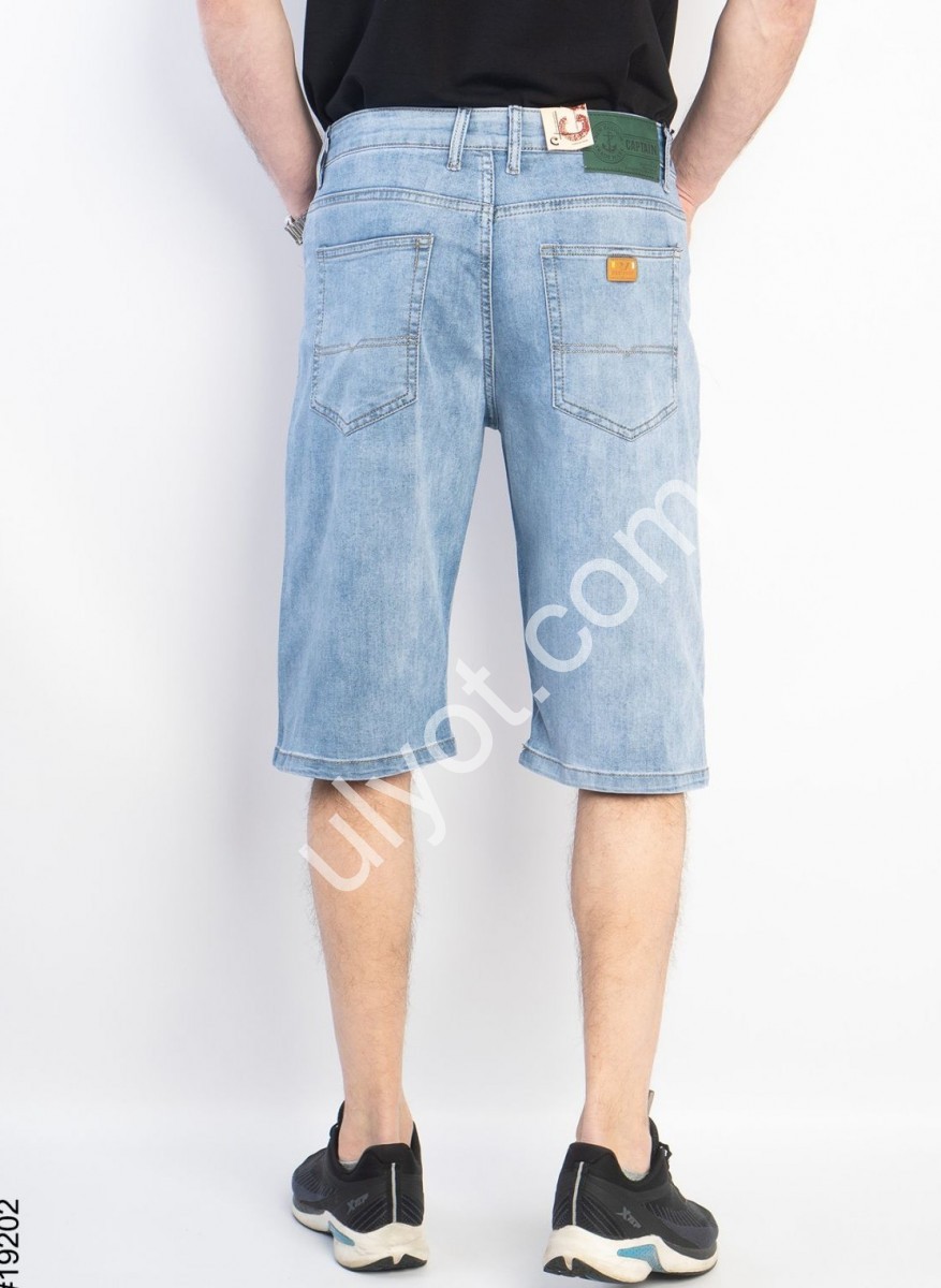 Фото 1 ШОРТЫ CAPTAIN (34-44) ГОЛУБОЙ 19202