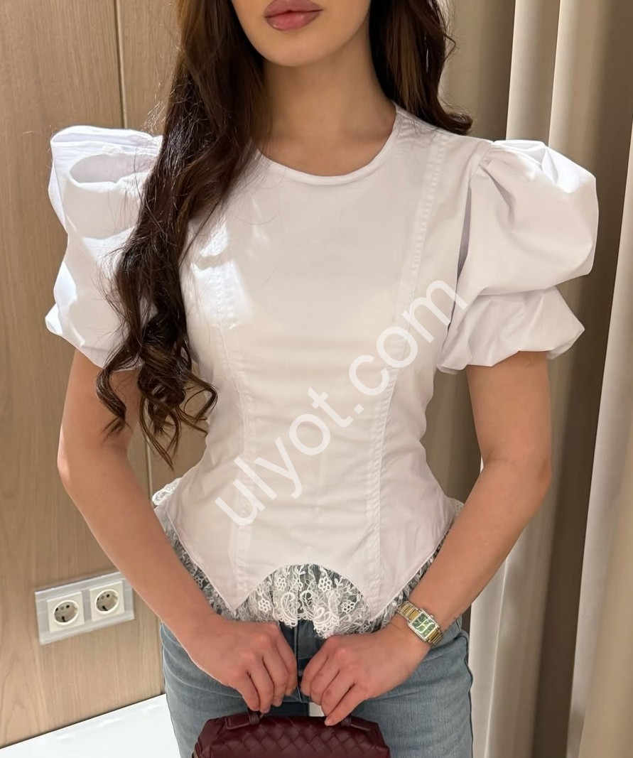 БЛУЗКА (42-48) БІЛИЙ 312