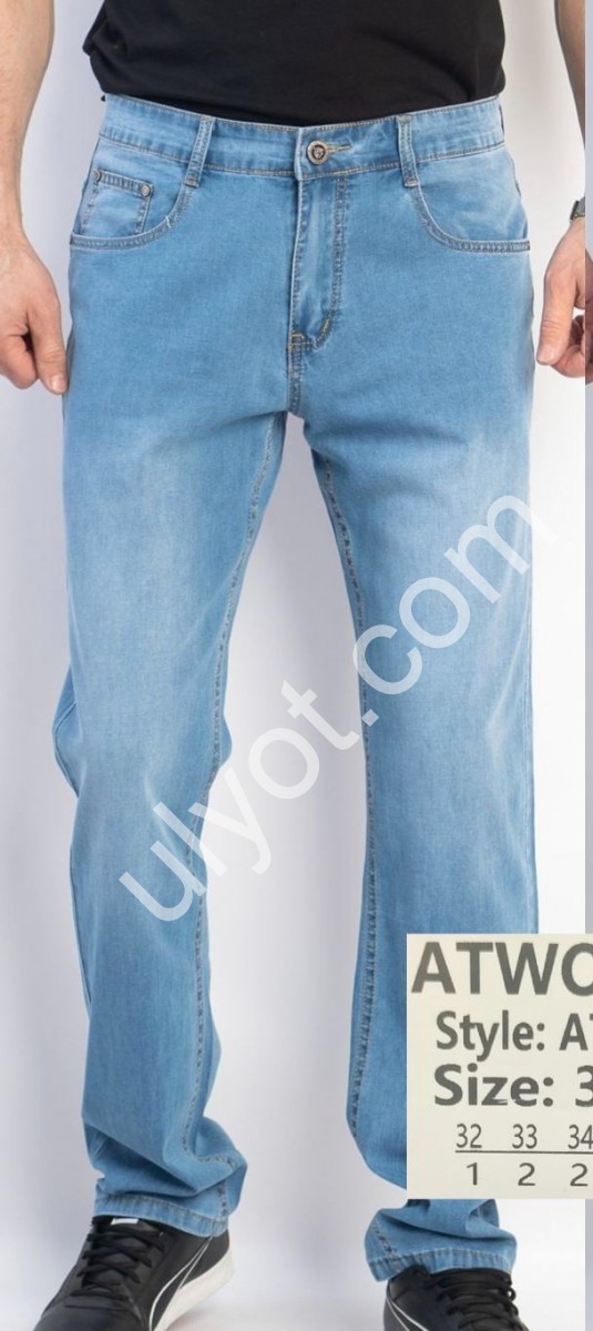 ДЖИНСИ ATWOLVES (32-38) БЛАКИТНИЙ 6618
