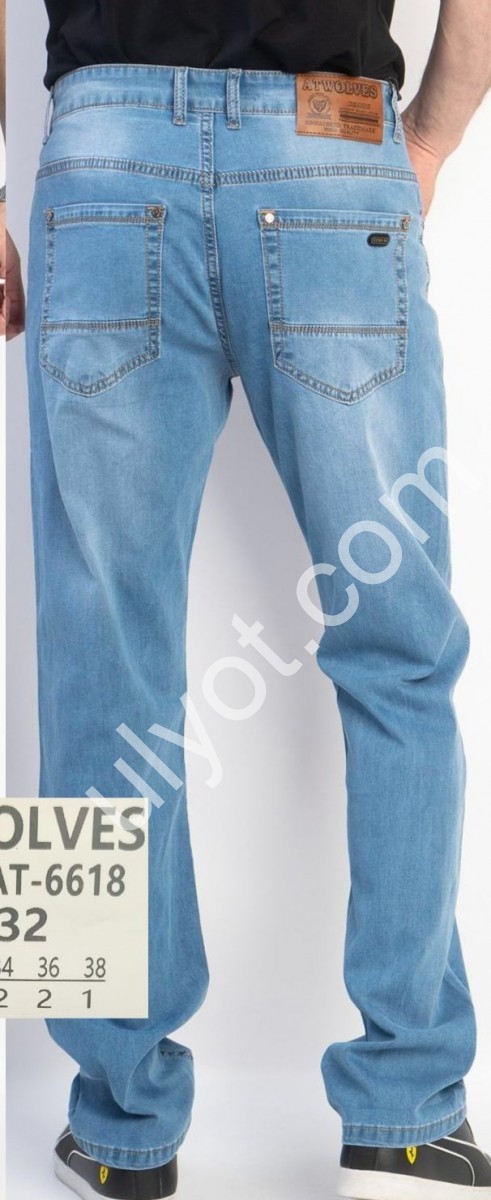 ДЖИНСИ ATWOLVES (32-38) БЛАКИТНИЙ 6618