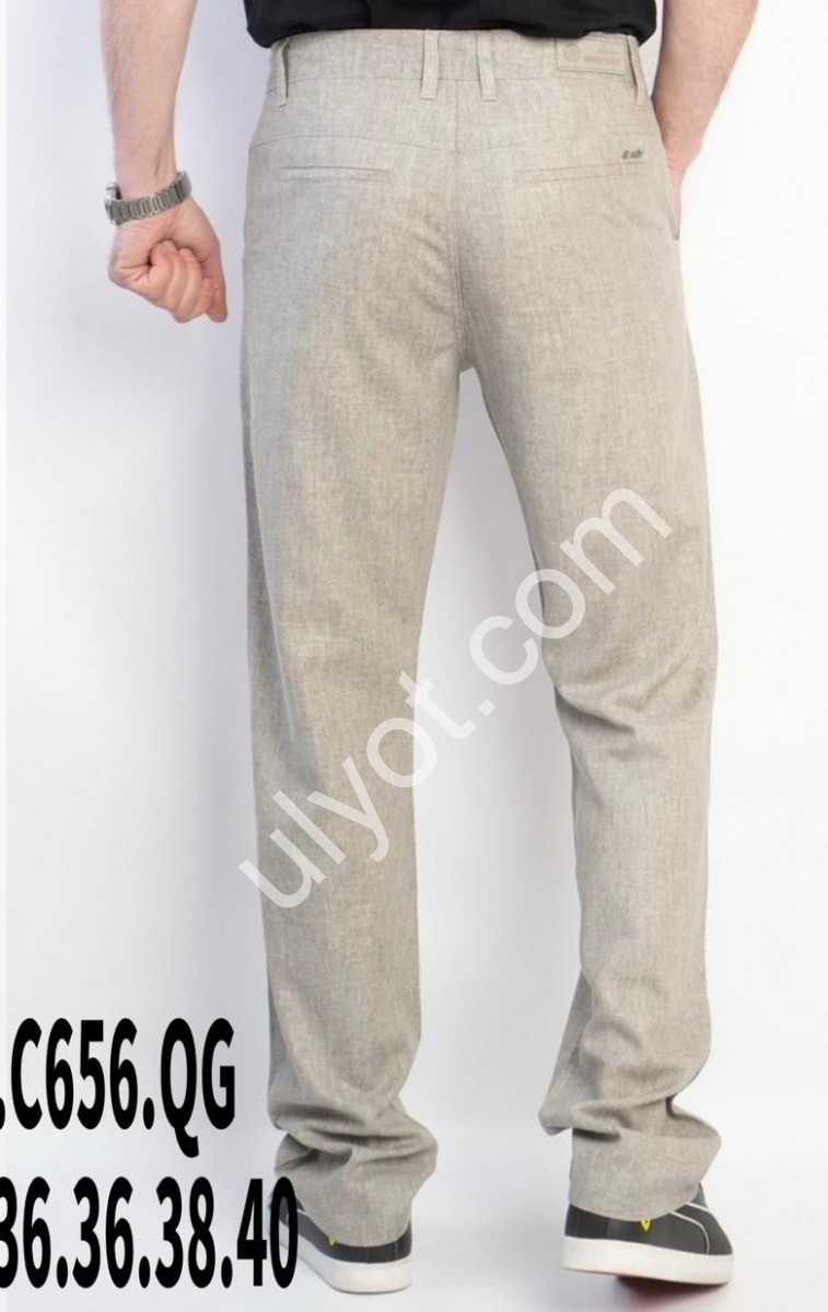 ШТАНИ BASANJIU (32-40) СВ.СІРИЙ 656