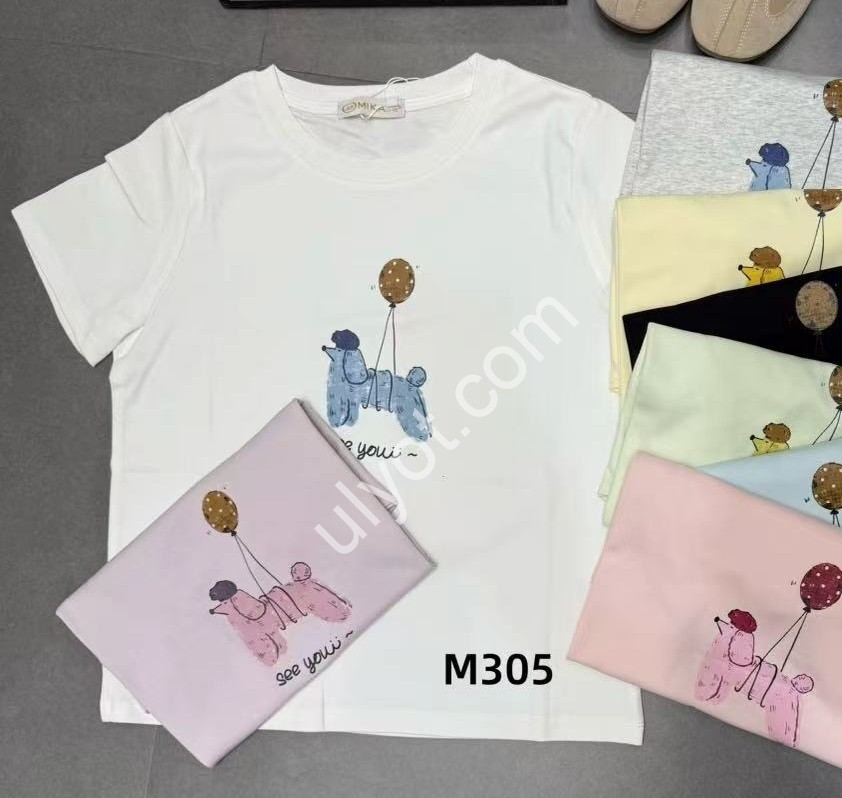 ФУТБОЛКА (ONE SIZE 46-50) МІКС M305