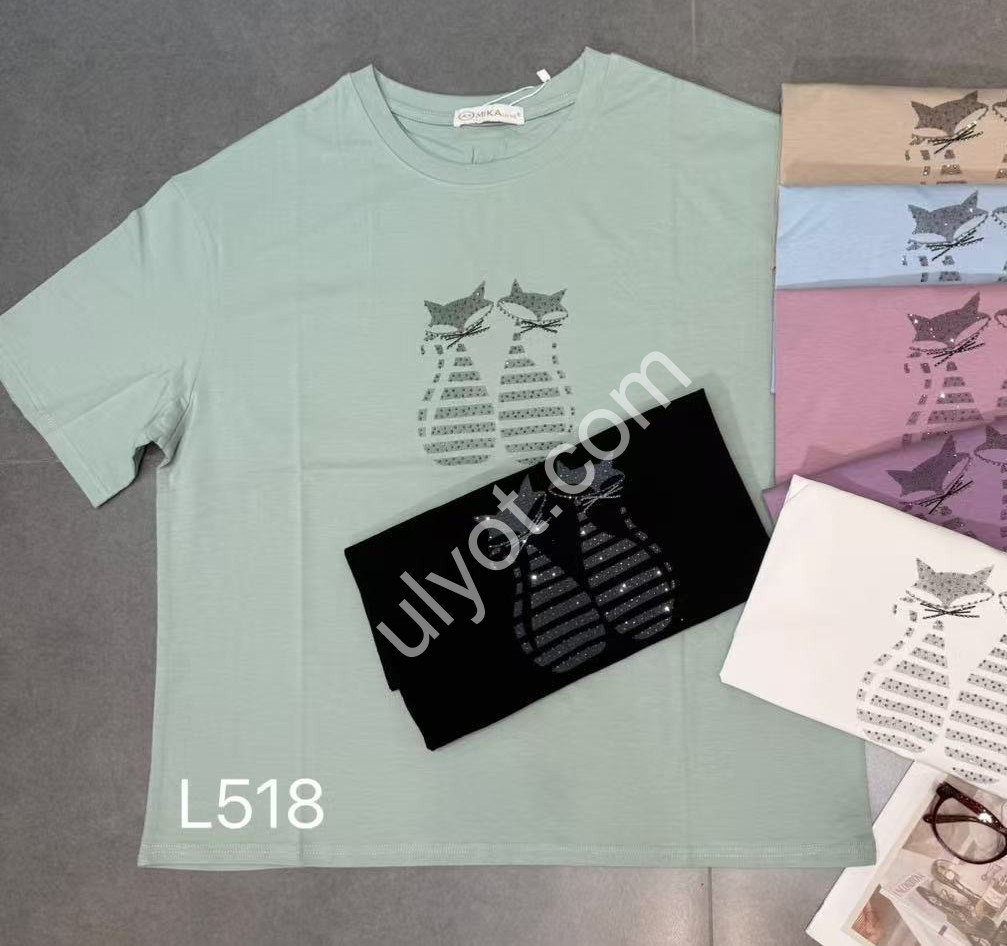 ФУТБОЛКА (ONE SIZE 52-56) МИКС L518