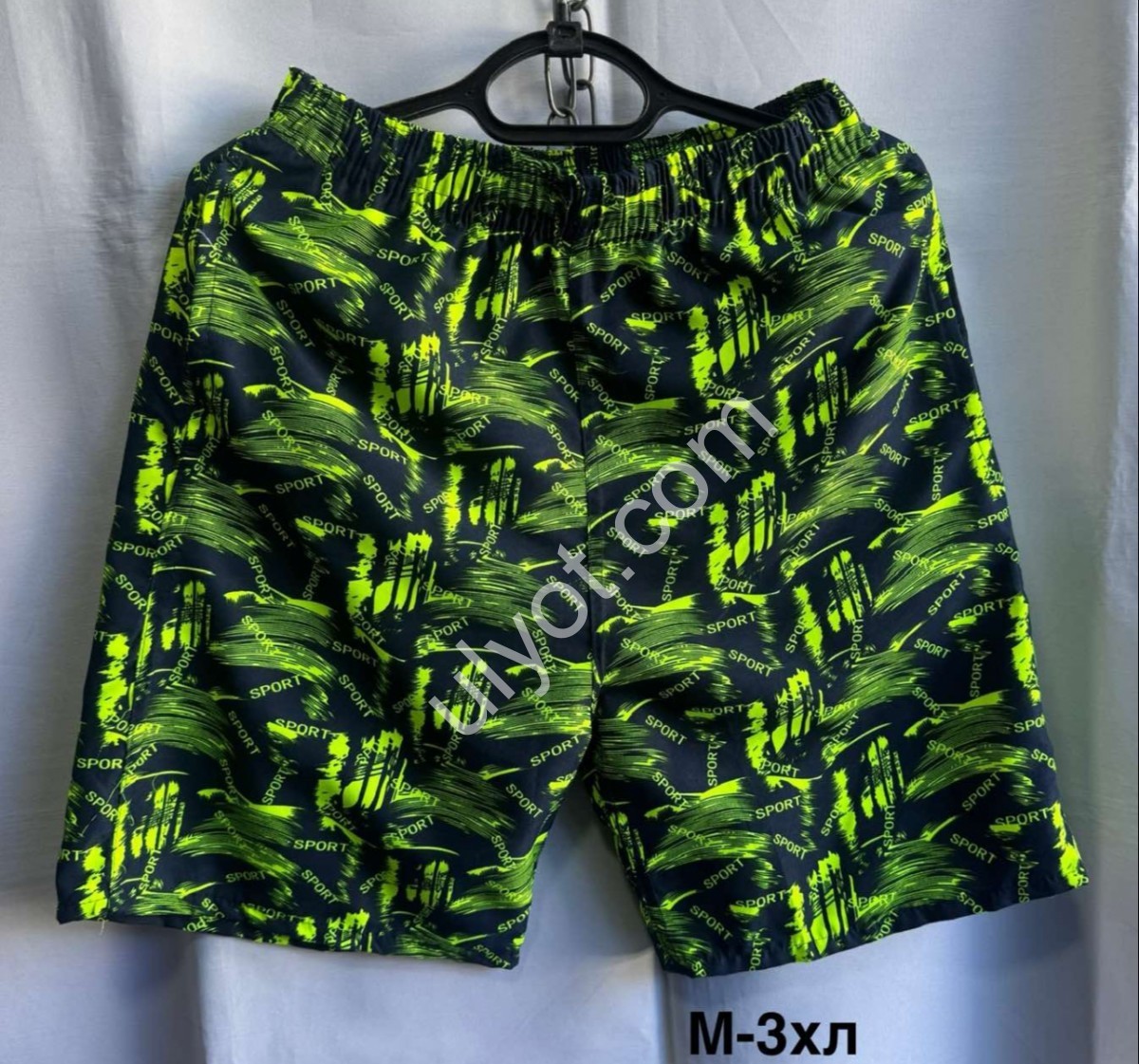 ШОРТЫ (M-3XL) САЛАТОВЫЙ 009