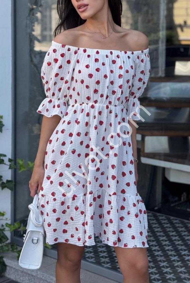 СУКНЯ (42-48) ПОЛУНИЦЯ БІЛИЙ 2467