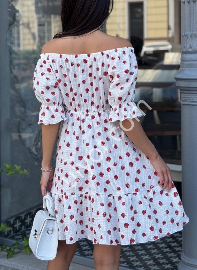 СУКНЯ (42-48) ПОЛУНИЦЯ БІЛИЙ 2467