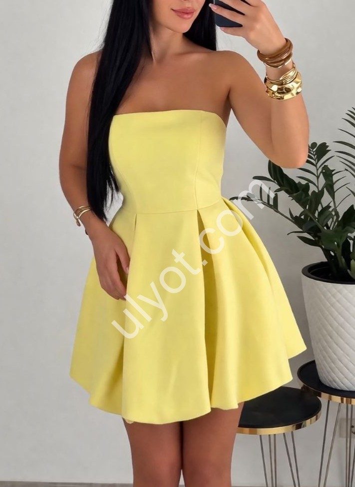 ПЛАТЬЕ (42-48) ЖЕЛТЫЙ 1739