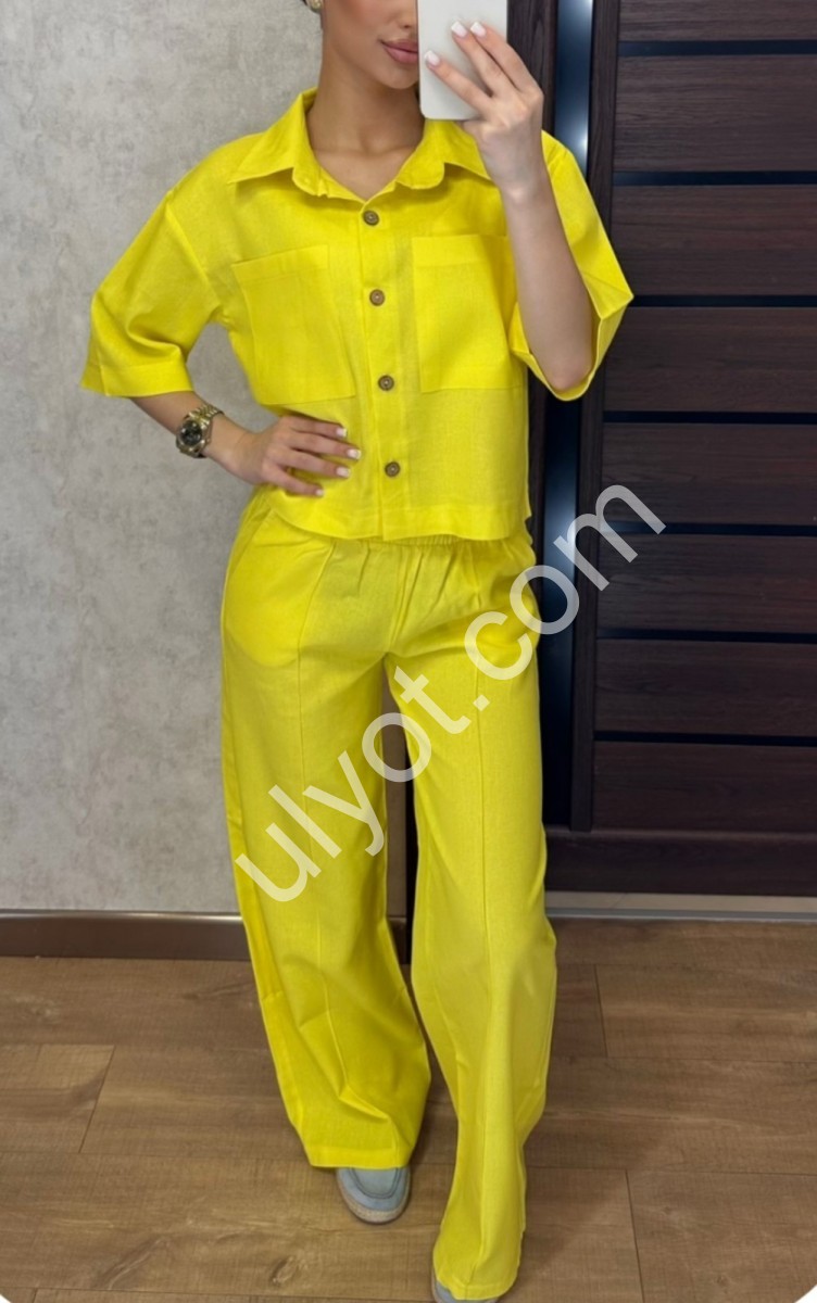КОСТЮМ (42-48) Жовтий 013