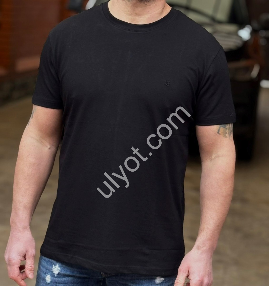 ФУТБОЛКА VIP STONES (3XL-6XL) ЧЕРНЫЙ 2100