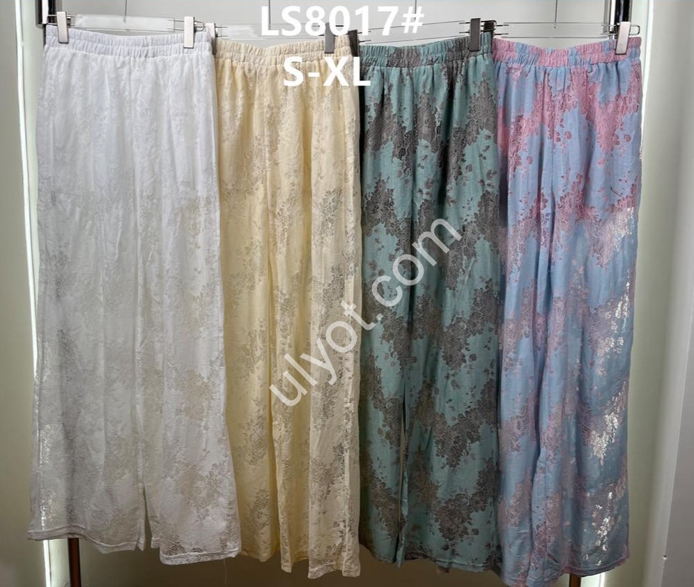 ШТАНЫ (44-50) ПРЯМОЙ КРЕМ LS8017