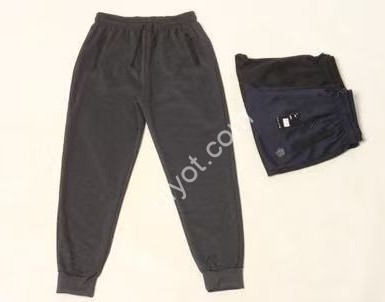 ШТАНЫ (3X-7XL) МАНЖЕТ ЧЕРНЫЙ 2869