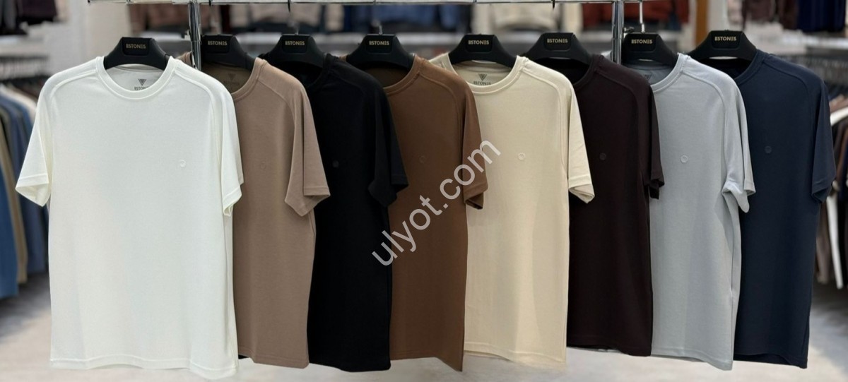 ФУТБОЛКА VİP STONES (M-2XL) Т.СИНІЙ VS-5710