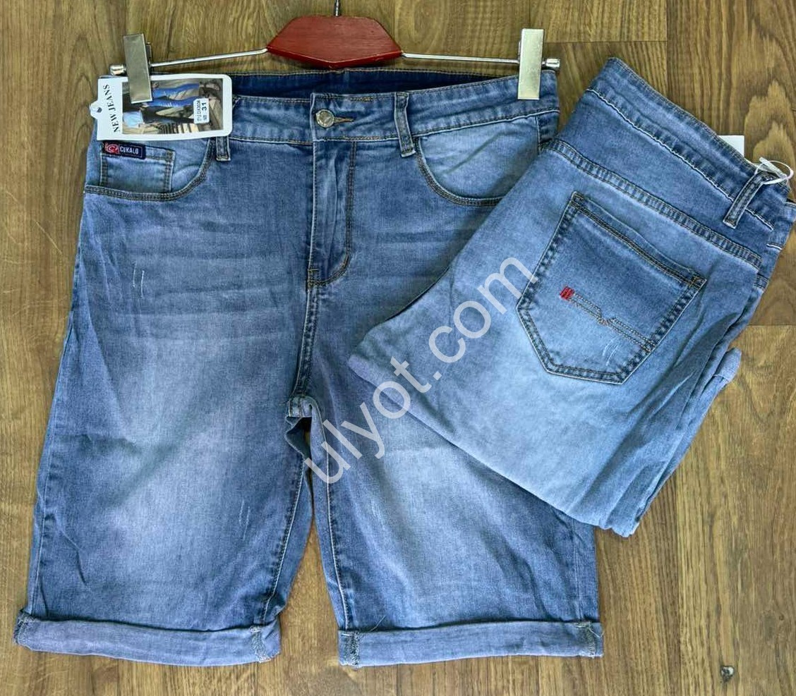 ШОРТЫ NEW JEANS (31-38) СИНИЙ 3036