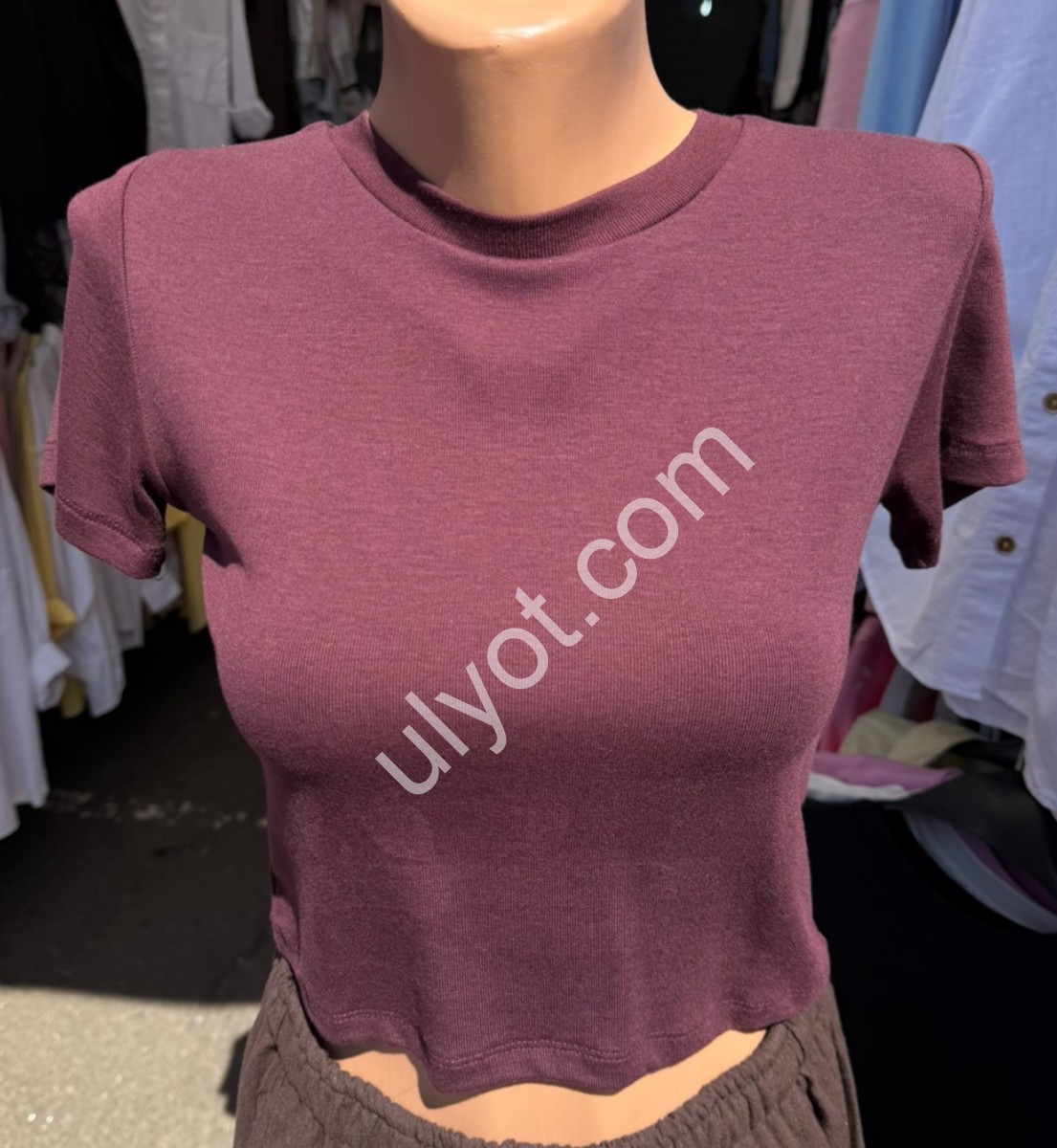 ФУТБОЛКА (S-L) БОРДО F004