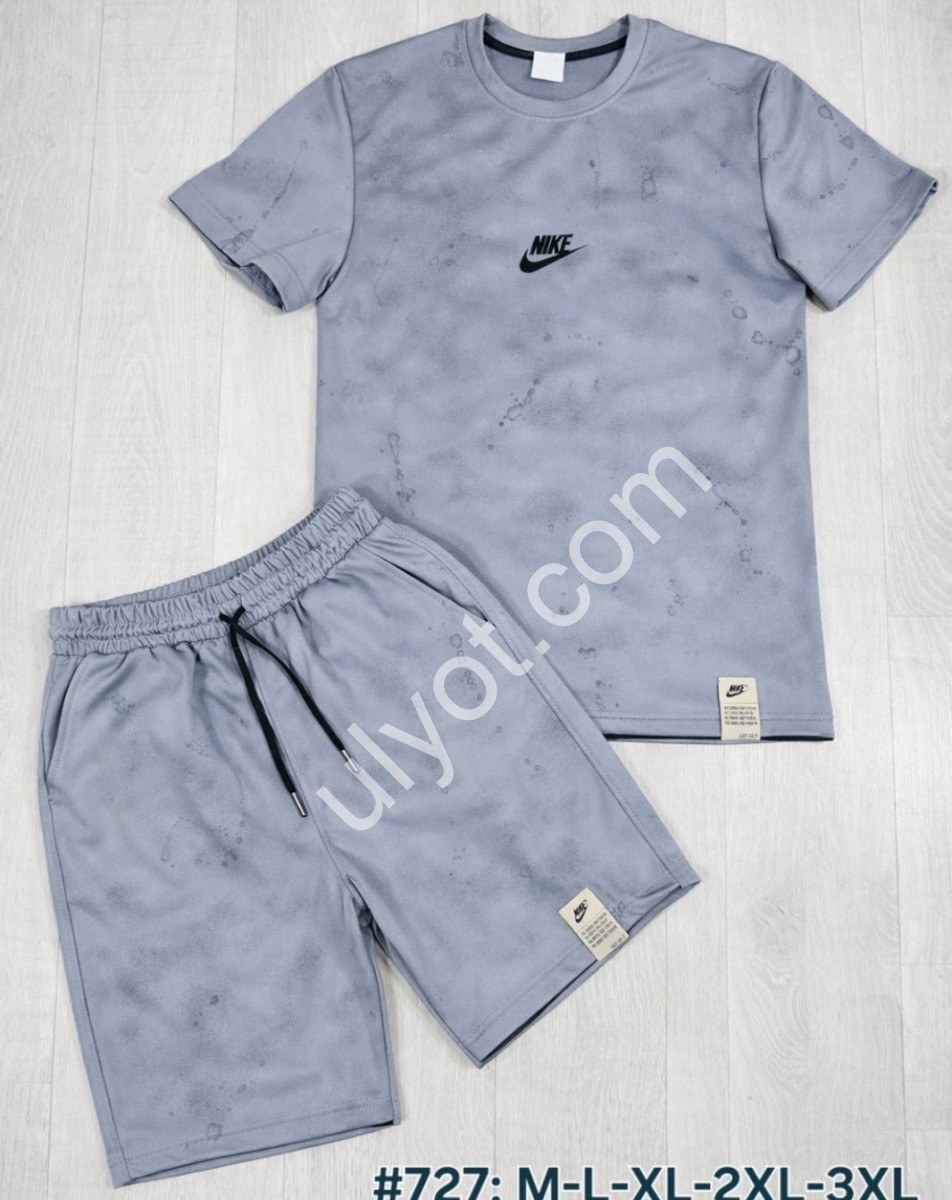 СПОРТ. КОСТЮМ N02 (M-3XL) СЕРЫЙ 727