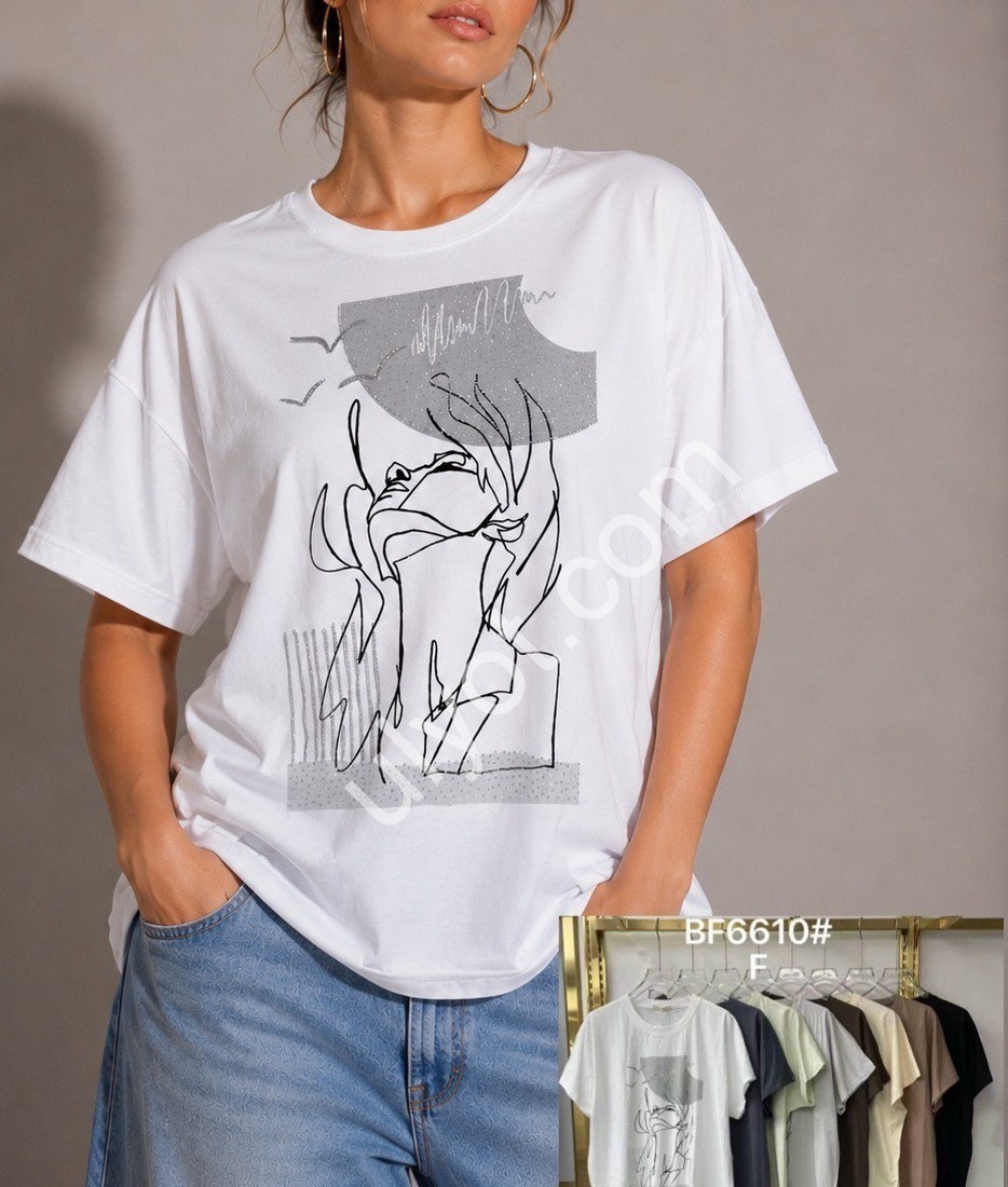 ФУТБОЛКА (ONE SIZE 54-56) МИКС BF6610