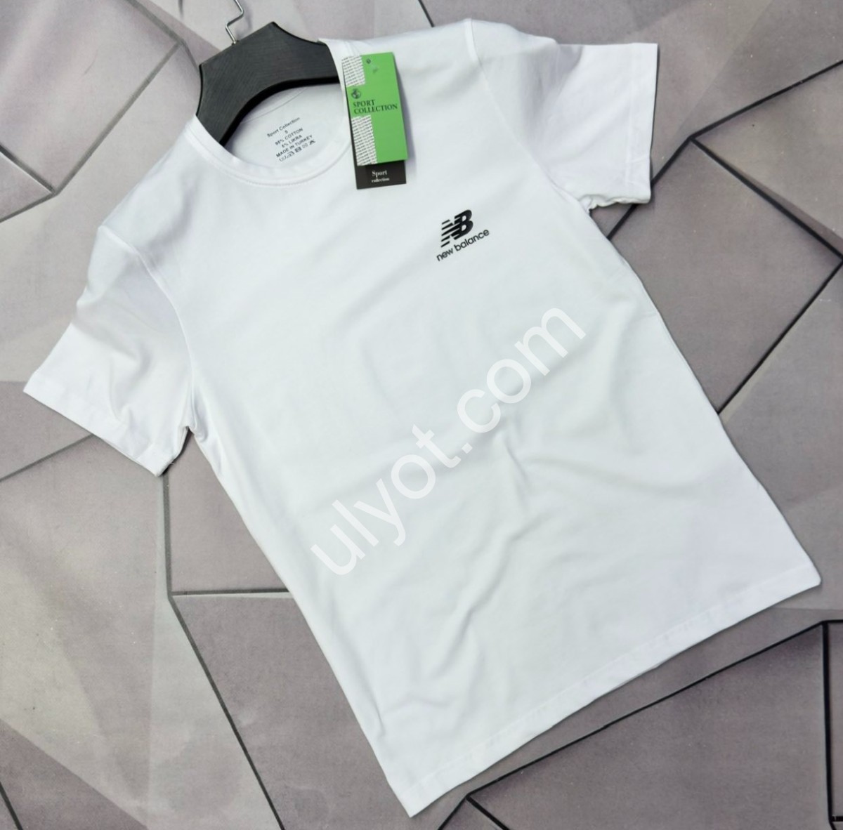 ФУТБОЛКА NB02 (S-2XL) БЕЛЫЙ 