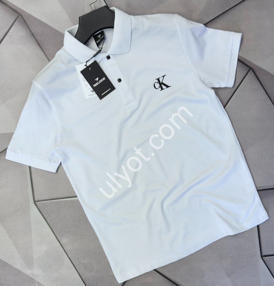 ФУТБОЛКА-ПОЛО C22 (S-2XL) БЕЛЫЙ 