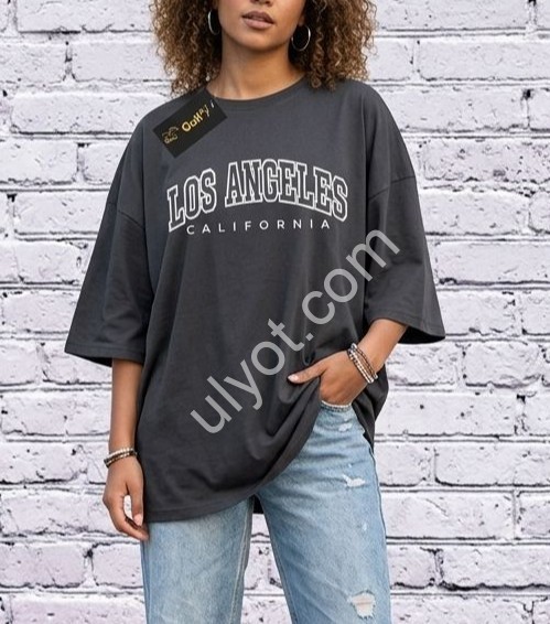 ФУТБОЛКА LOS ANGELES (S-XL) ГРАФІТ