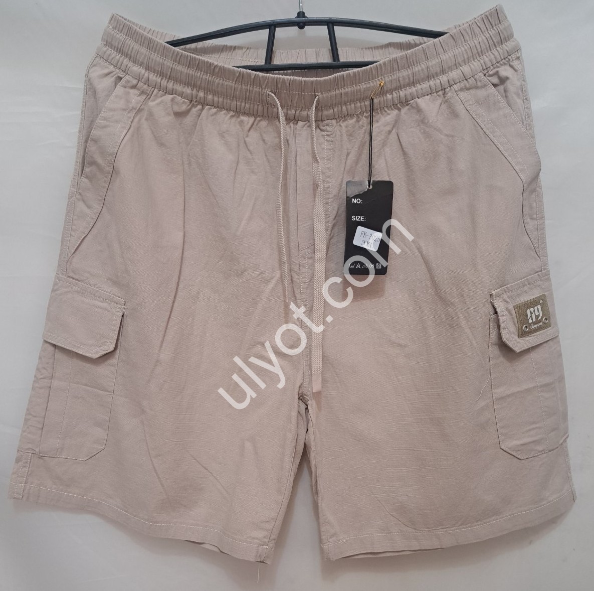 ШОРТЫ (3XL-7XL) СВ.БЕЖ 3025