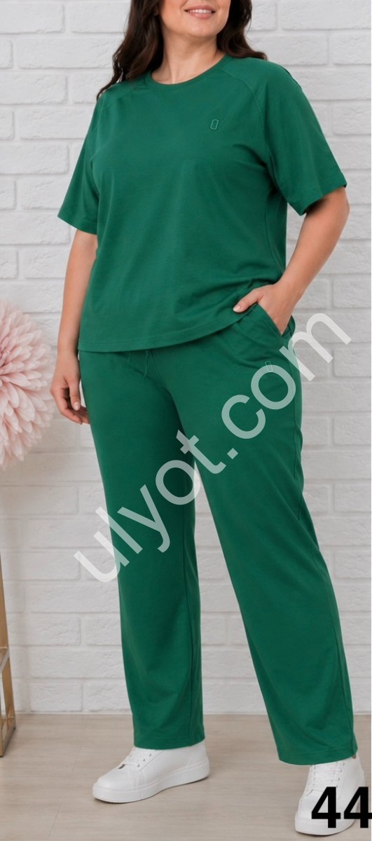 КОСТЮМ (XL-5XL) ЗЕЛЕНИЙ 4431