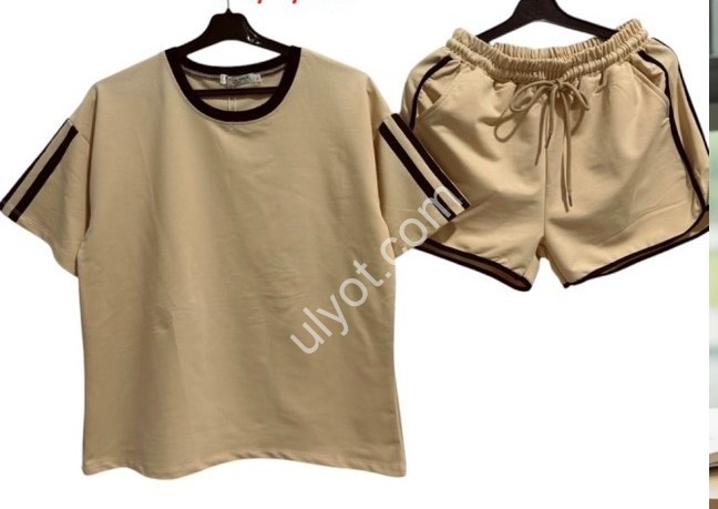 КОСТЮМ (M-XL) БЕЖ 1081