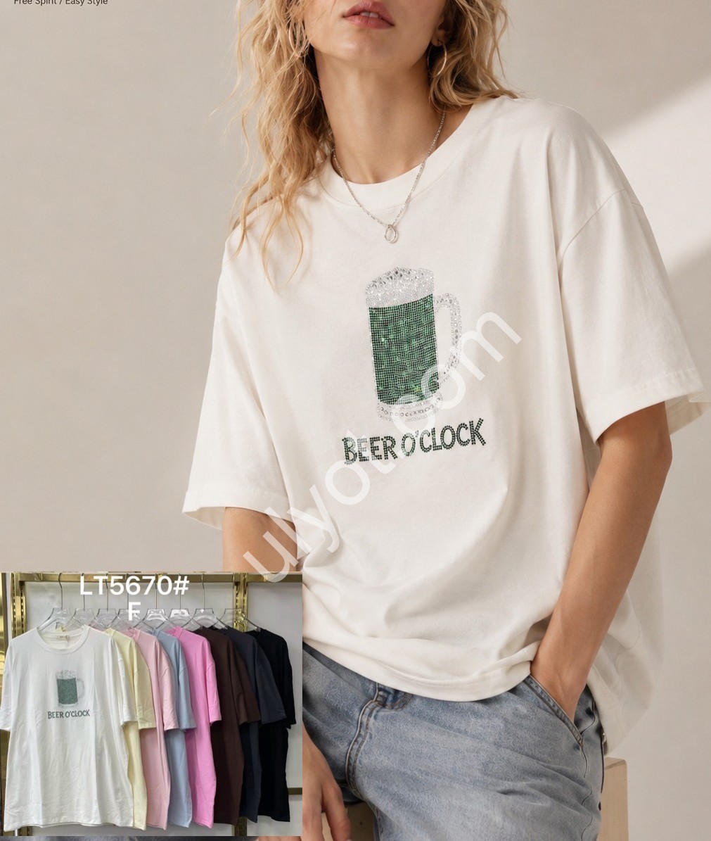 ФУТБОЛКА (ONE SIZE 54-56) МИКС LT5670