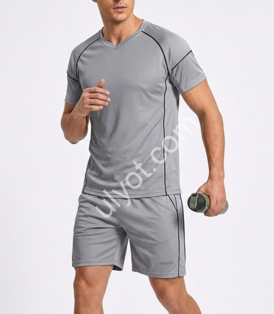 КОСТЮМ (M-3XL) СІРИЙ
