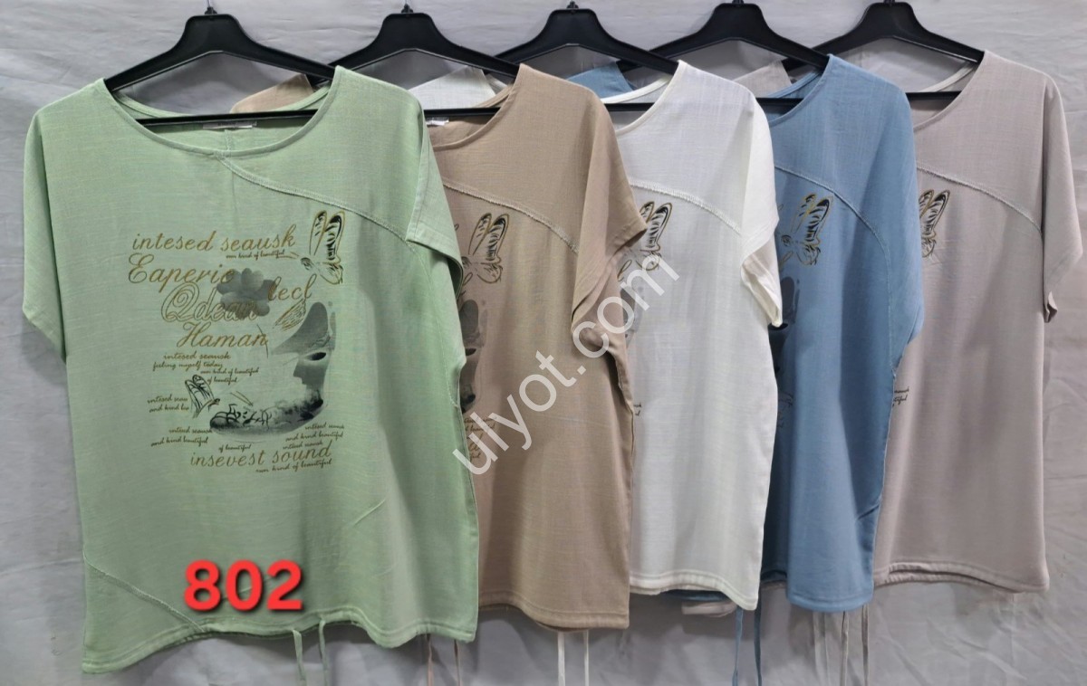 ФУТБОЛКА (ONESIZE 50-58) МИКС 802
