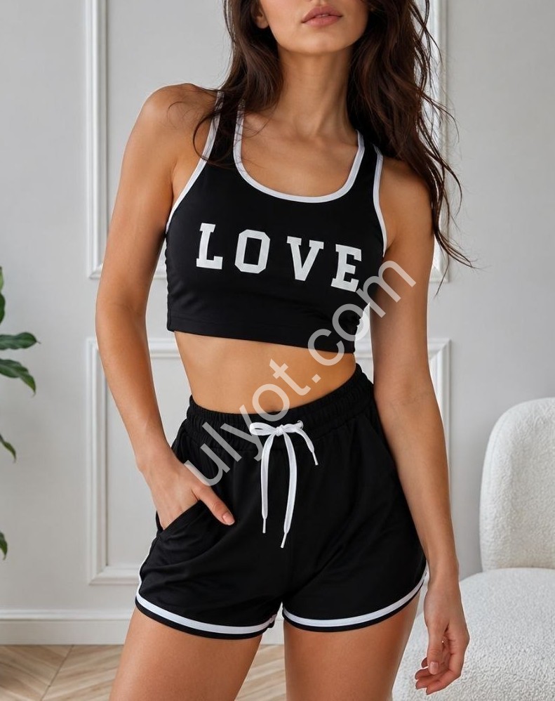 КОСТЮМ (S-XL) ЧОРНИЙ 068
