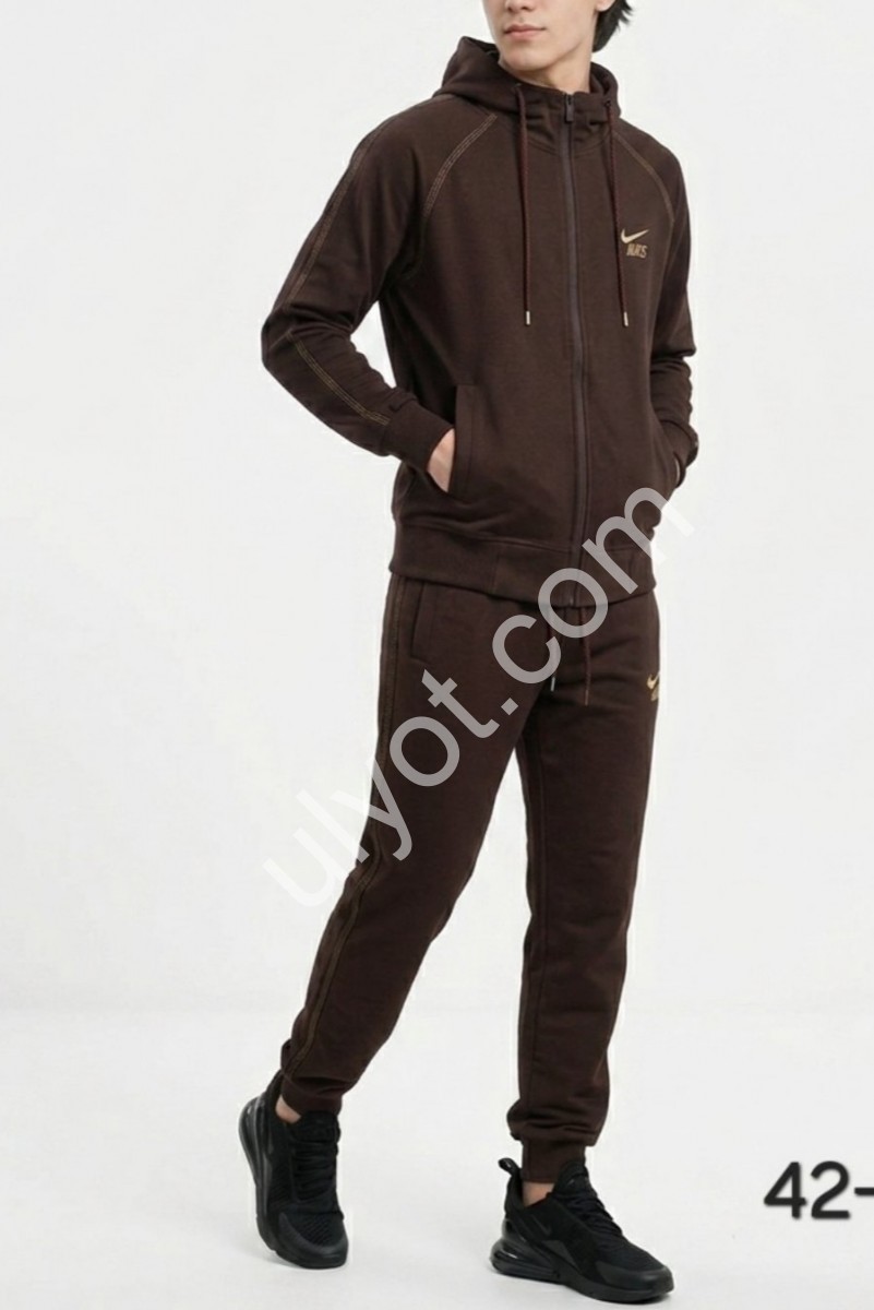 СПОРТ.КОСТЮМ N02 (42-50) МАНЖЕТ ШОКОЛАД 