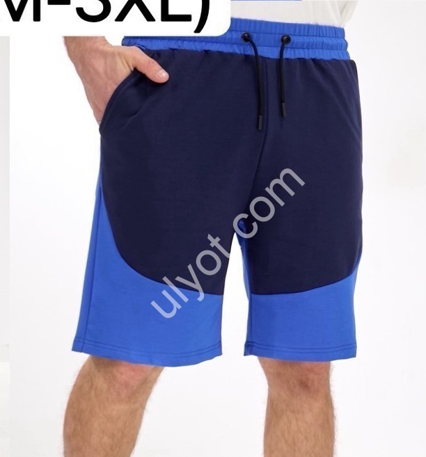 ШОРТИ AUDSA (M-3XL) ЕЛЕКТРИК+СИНІЙ A205