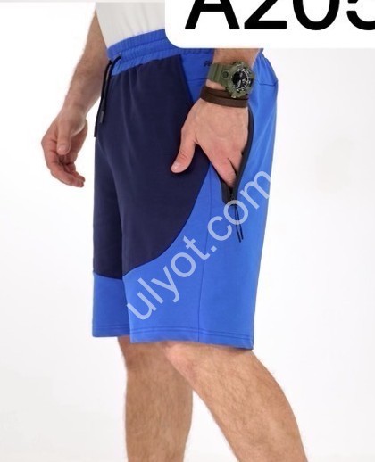 ШОРТИ AUDSA (M-3XL) ЕЛЕКТРИК+СИНІЙ A205