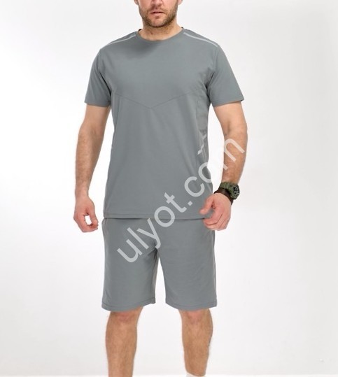 КОСТЮМ AUDSA (M-3XL) СЕРЫЙ A184