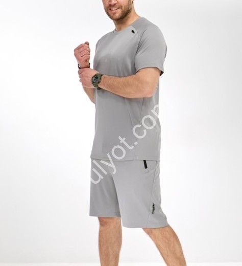 КОСТЮМ AUDSA (M-3XL) СВ.СЕРЫЙ A175