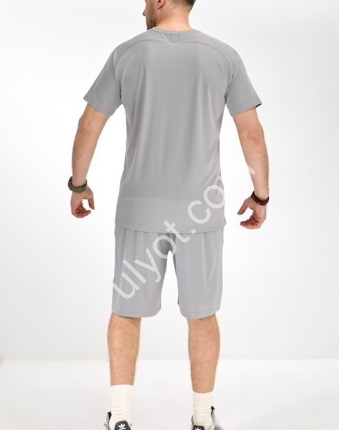 КОСТЮМ AUDSA (M-3XL) СВ.СЕРЫЙ A175