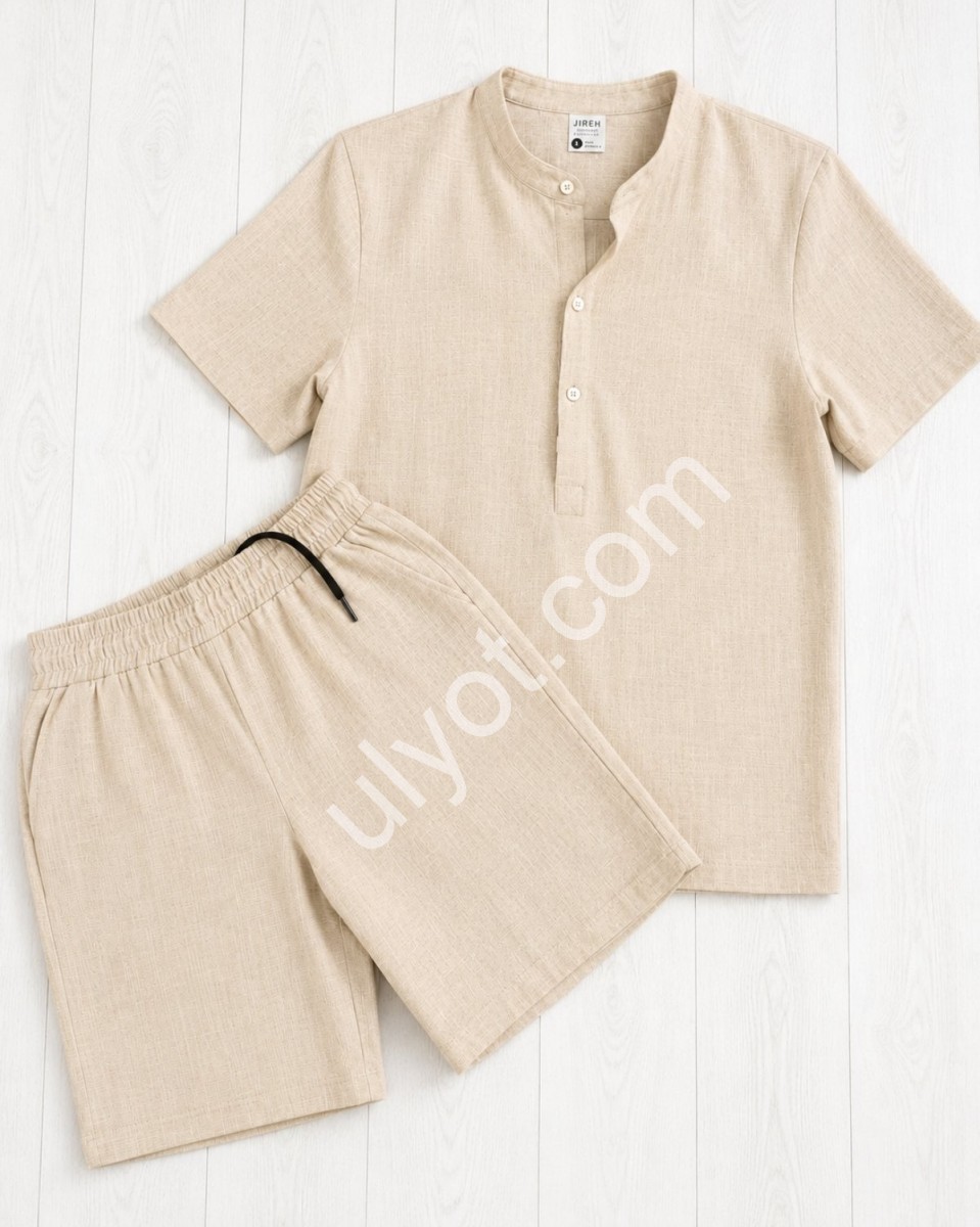 КОСТЮМ (M-3XL) БЕЖ 733