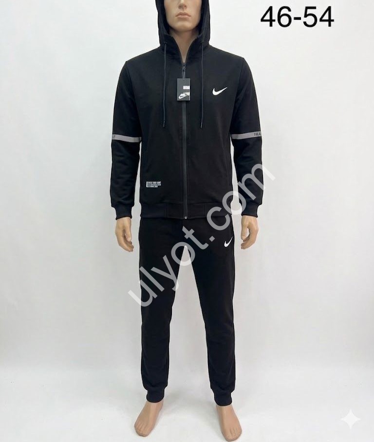 СПОРТ.КОСТЮМ N02 (46-54) МАНЖЕТ ЧЕРНЫЙ 