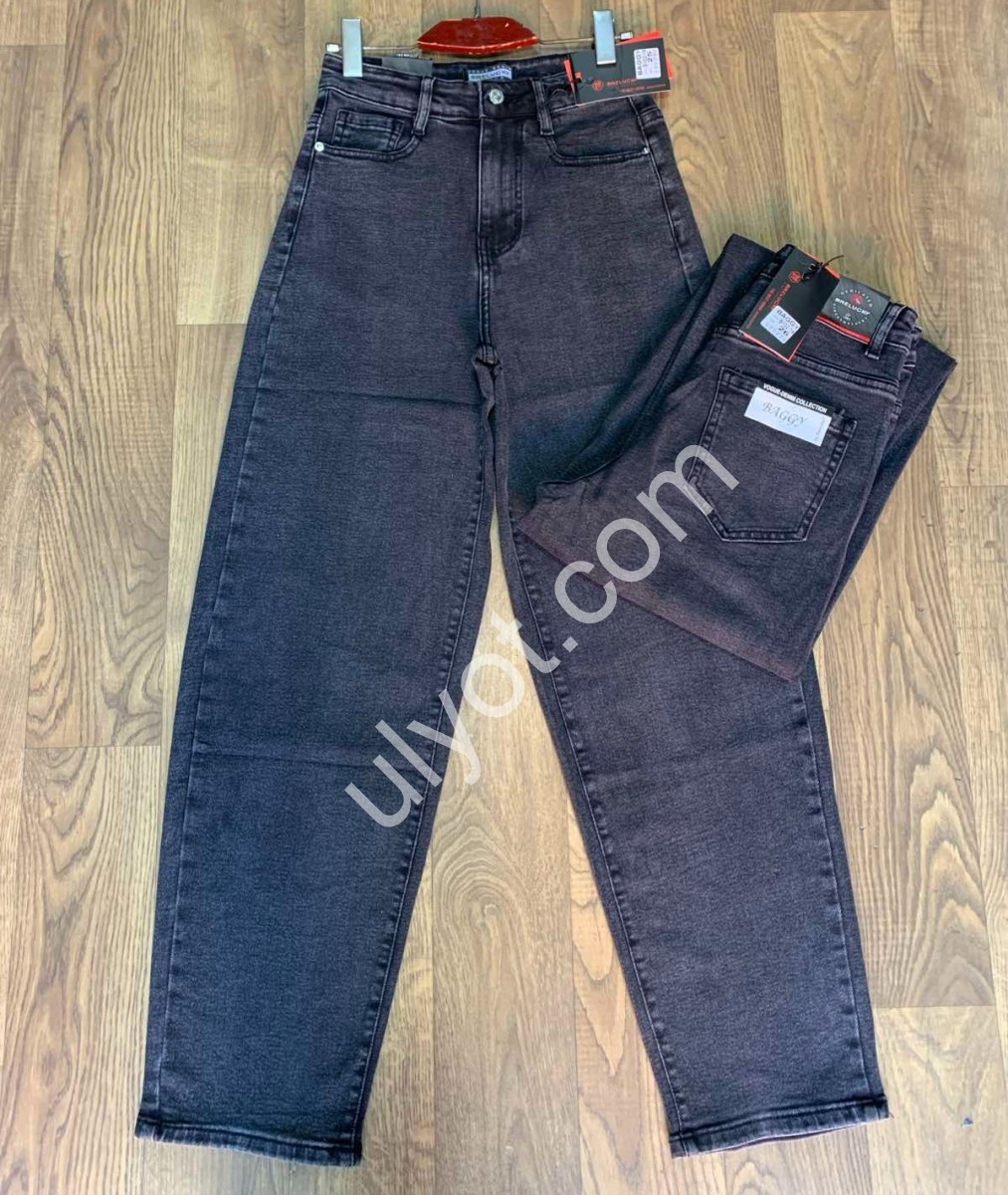 ДЖИНСЫ RELUCKY (25-30) Т.СЕРЫЙ 102