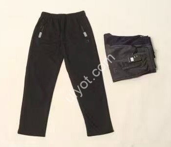 СПОРТ.ШТАНИ (M-3XL) ПРЯМИЙ ЧОРНИЙ 2808