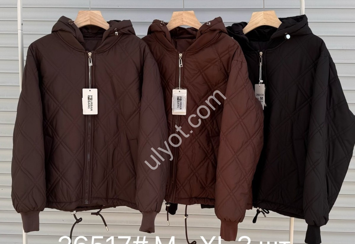 КУРТКА (M-XL) КОРИЧНЕВИЙ 26517