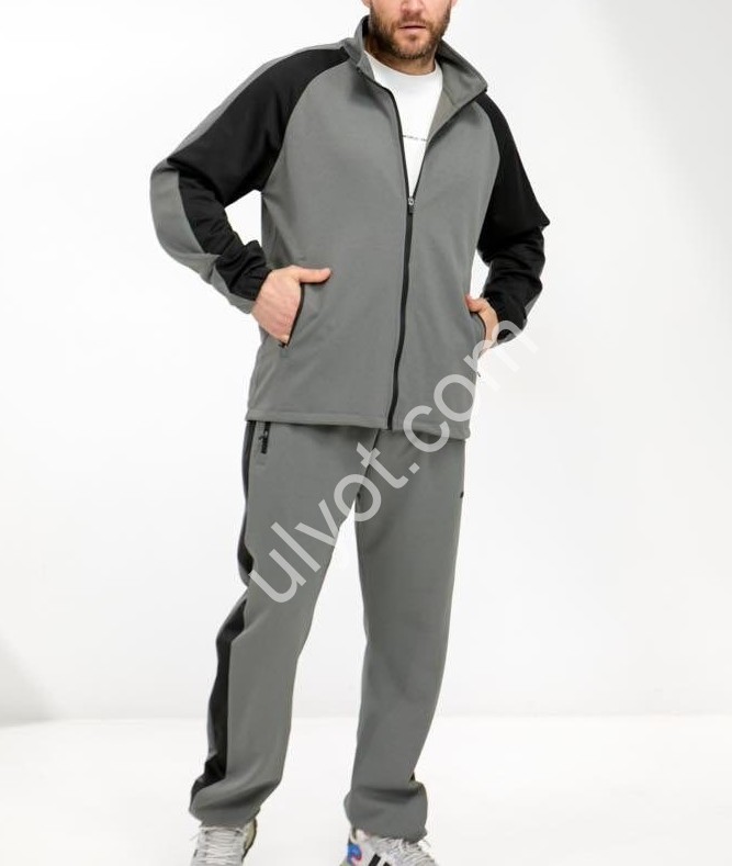 КОСТЮМ AUDSA (2XL-6XL) СІРИЙ A211