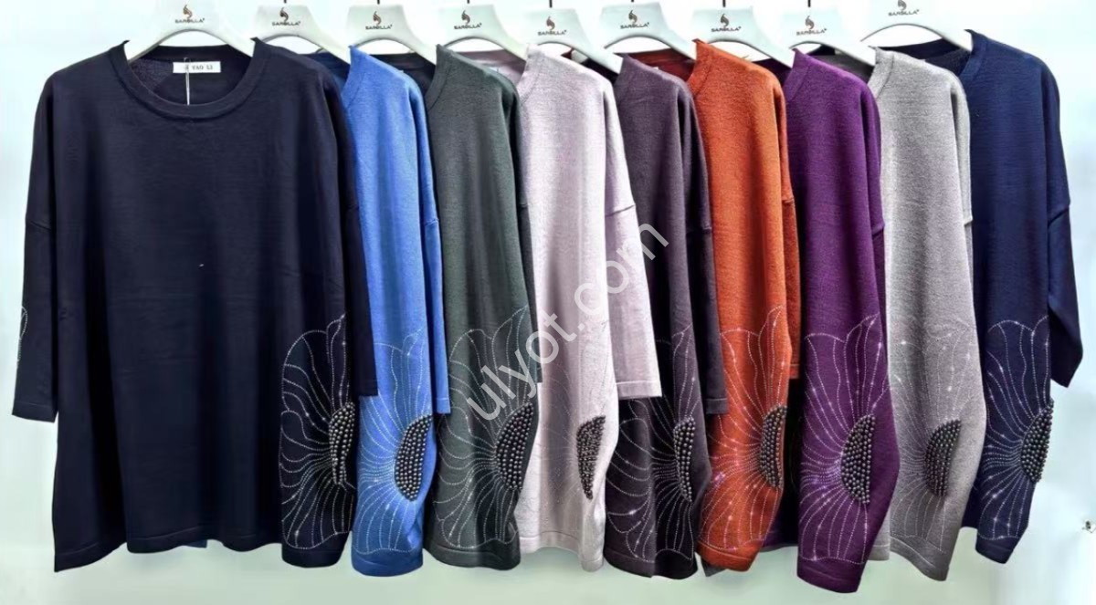 СВИТЕР (ONE SIZE 58-60) МИКС 88609